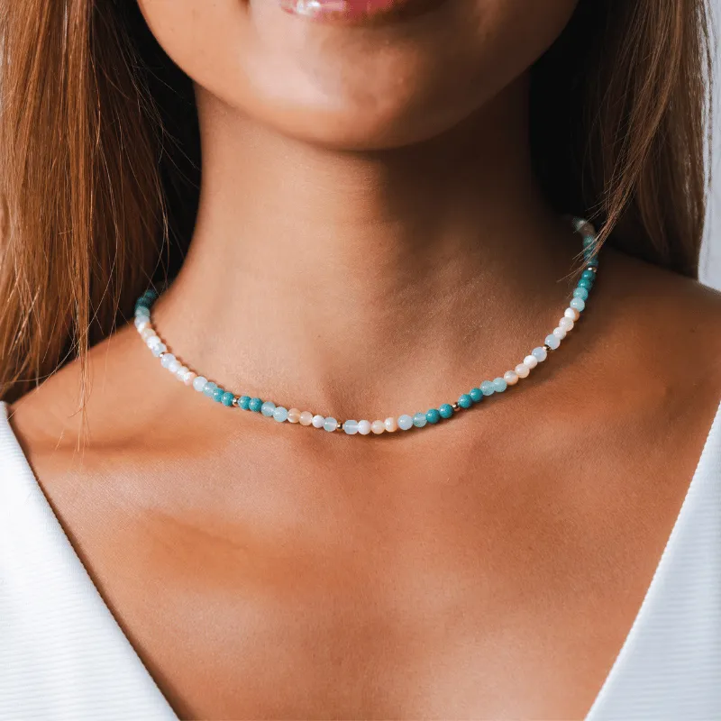 Intuition & Insight 4mm Healing Necklace sold by Lotus & Luna