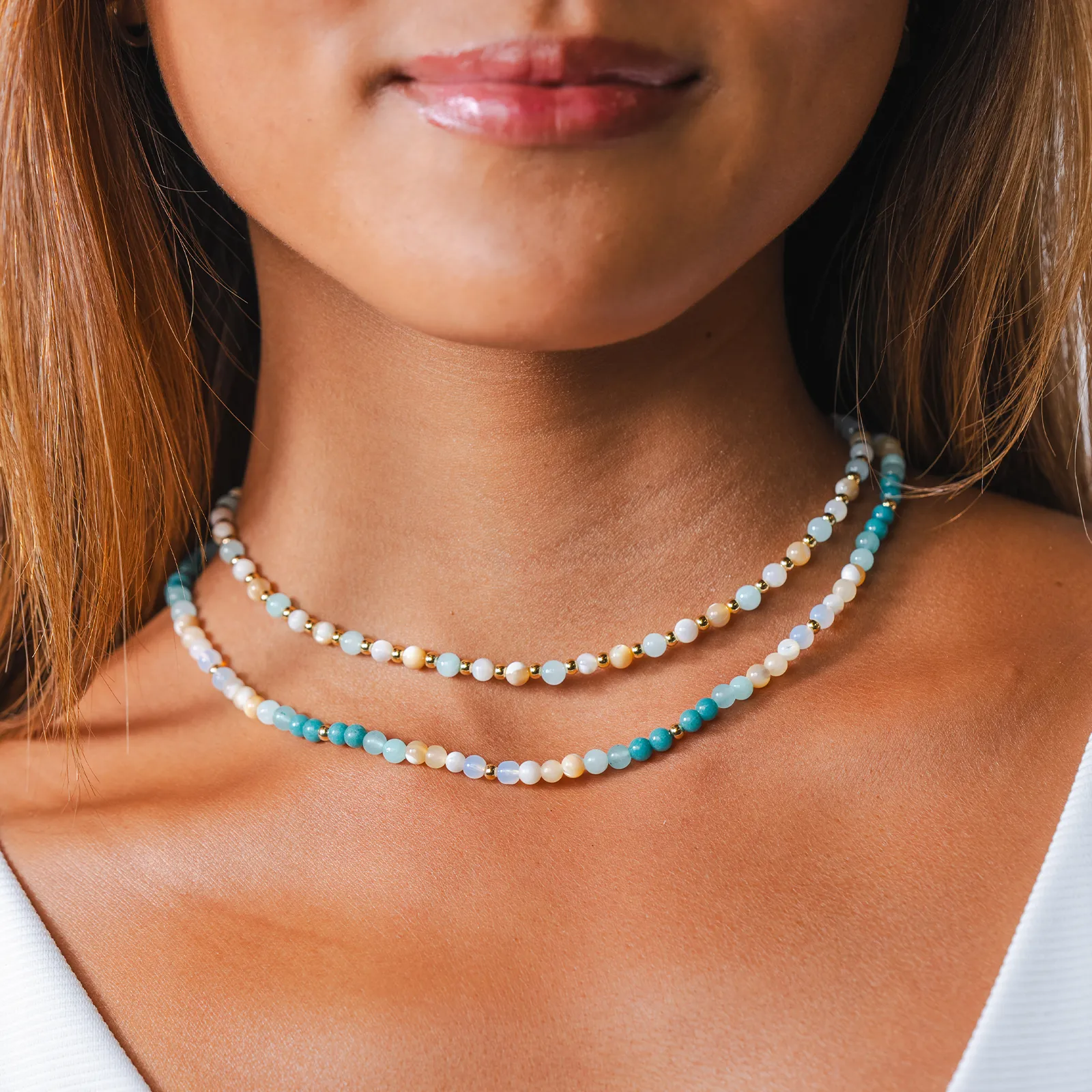 Intuition & Insight 4mm Healing Necklace sold by Lotus & Luna product image thumbnail 4