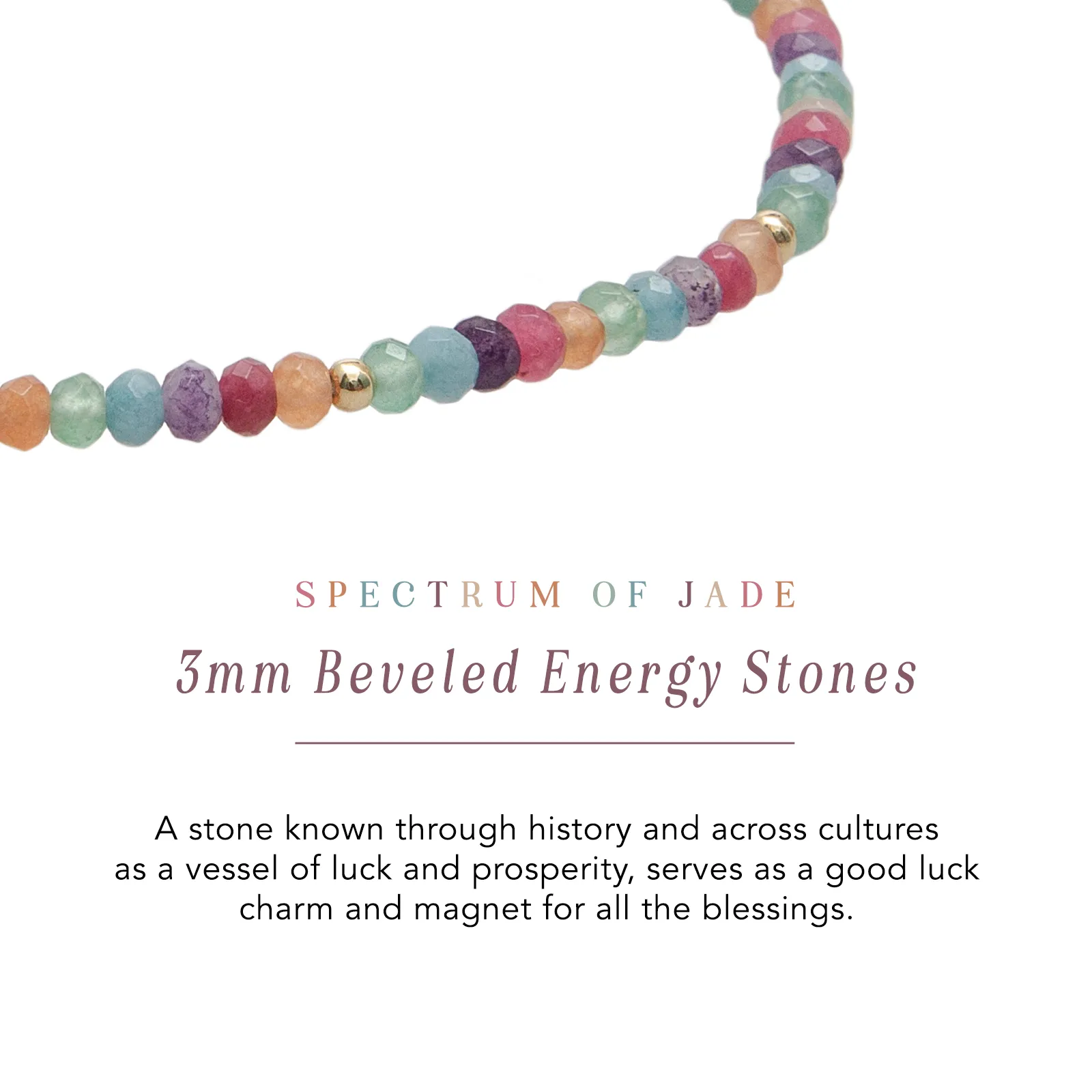 Lucky Charm 3mm Healing Necklace sold by Lotus & Luna product image thumbnail 3