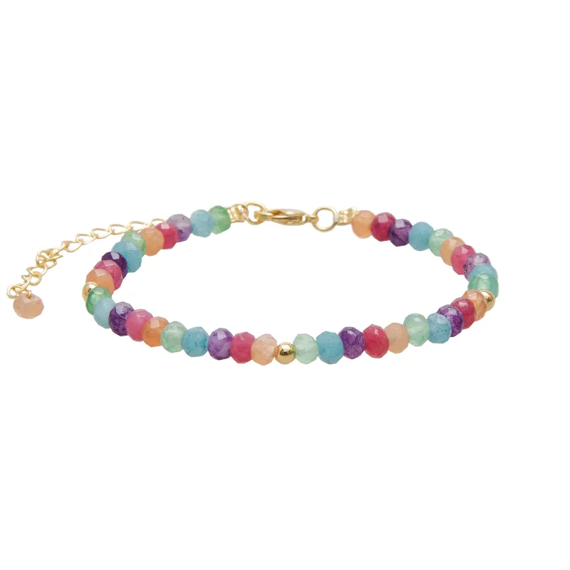 Lucky Charm 3mm Metal Accent Bracelet sold by Lotus & Luna