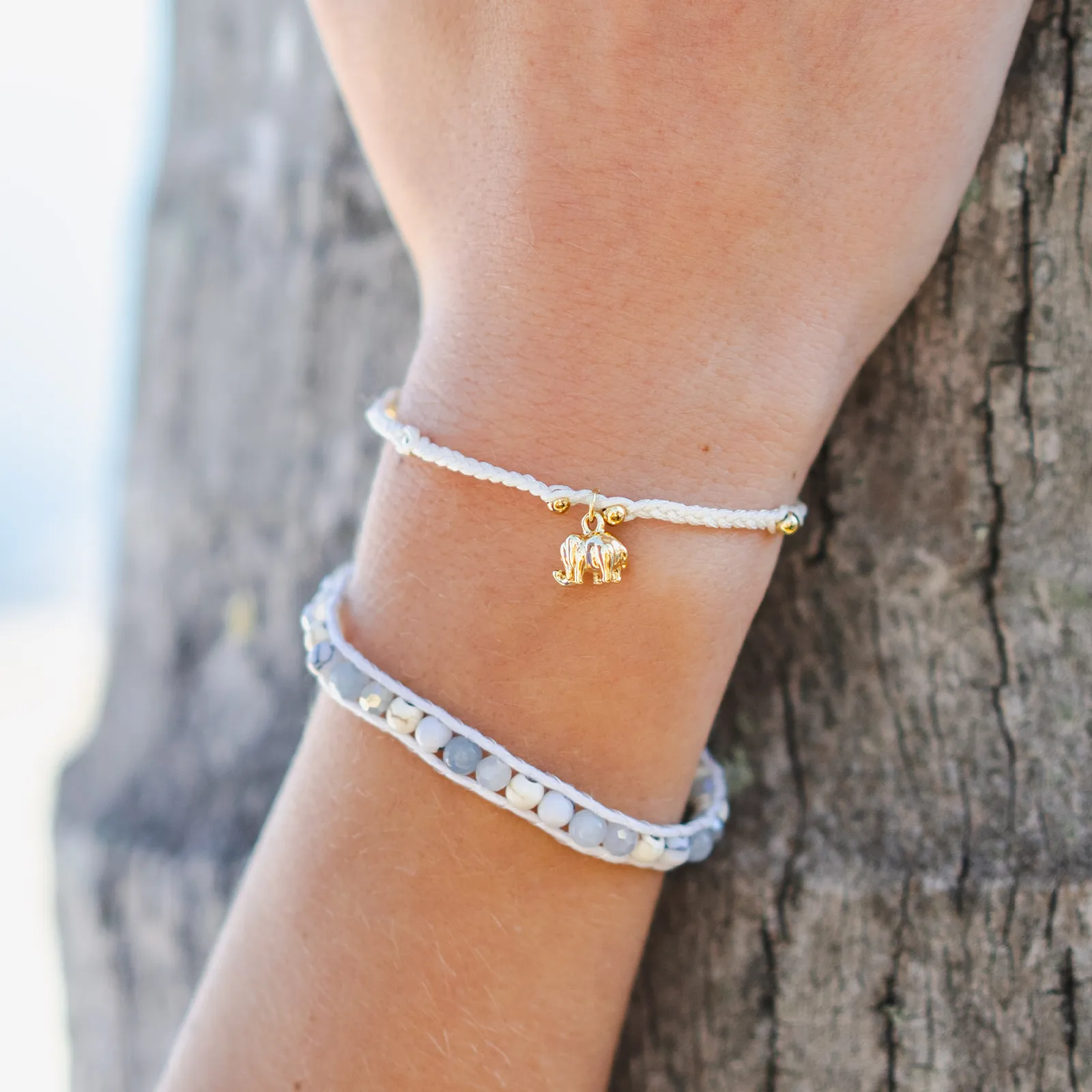 Wise Guy Braided Charm Bracelet sold by Lotus & Luna product image thumbnail 3