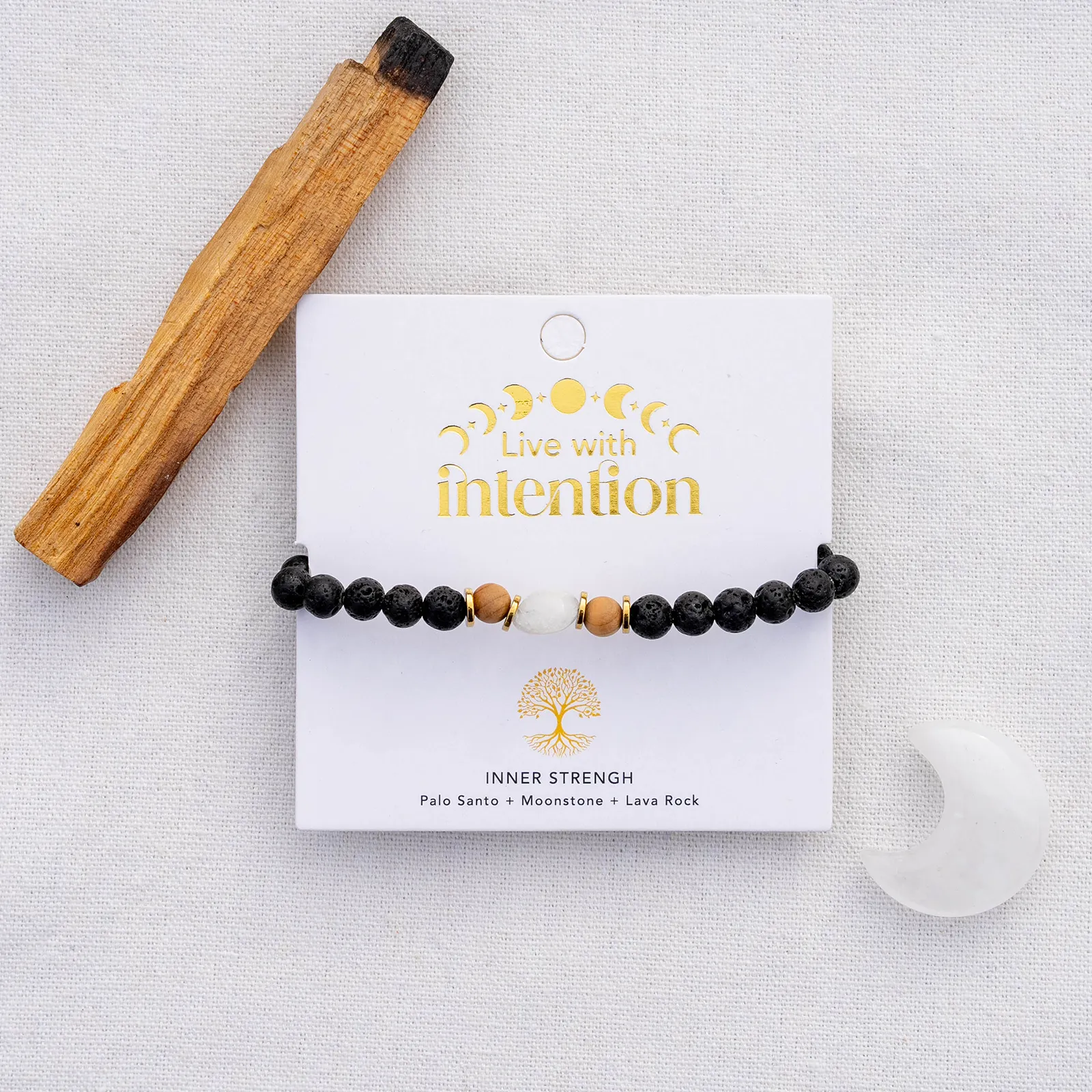 Inner Strength Intention Bracelet sold by Lotus & Luna product image thumbnail 4