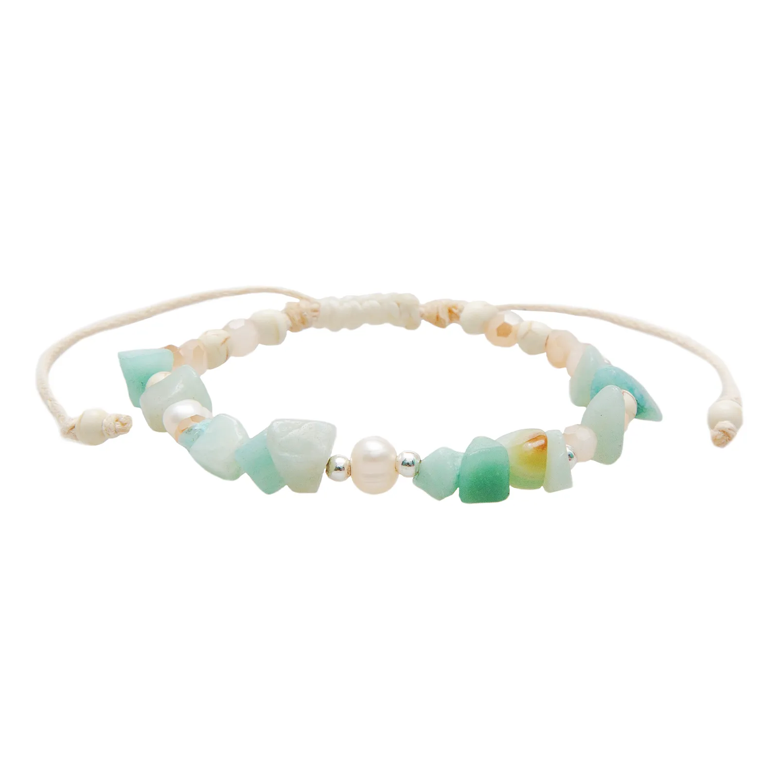 Teal Tide Seastone Bracelet sold by Lotus & Luna
