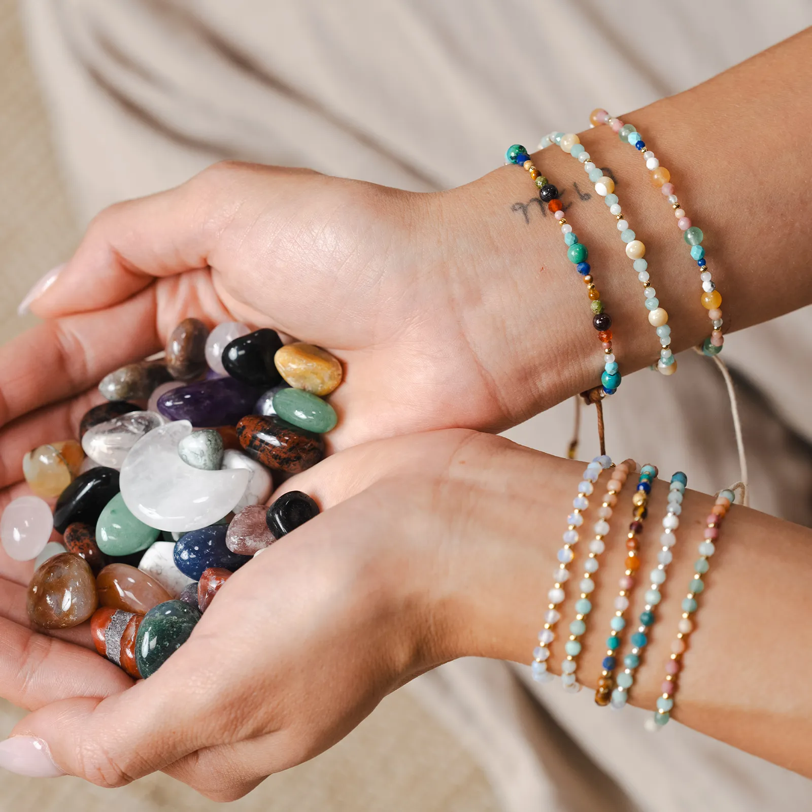 Mixed Inner Peace Healing Bracelet sold by Lotus & Luna product image thumbnail 5