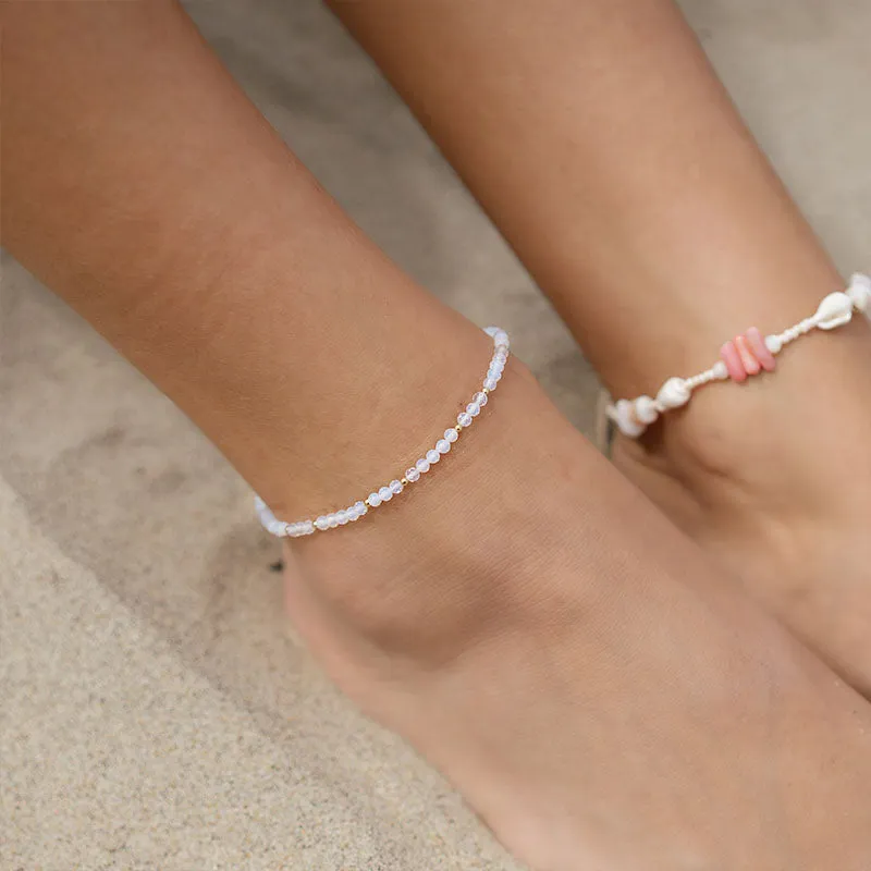 Moon Dancer 3mm Anklet sold by Lotus & Luna product image thumbnail 2