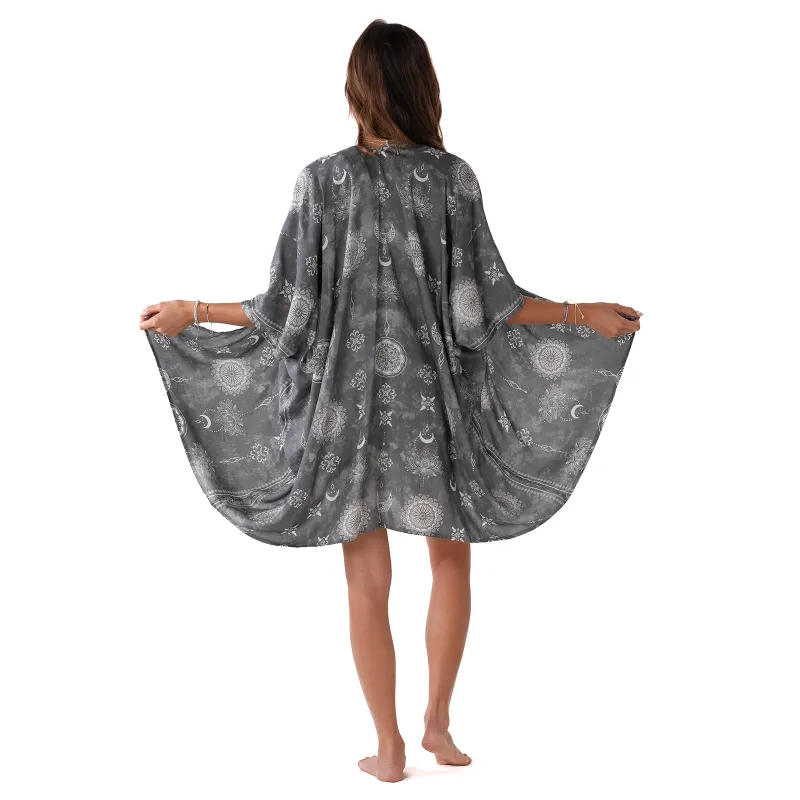 Celestial Grey Kimono sold by Lotus & Luna