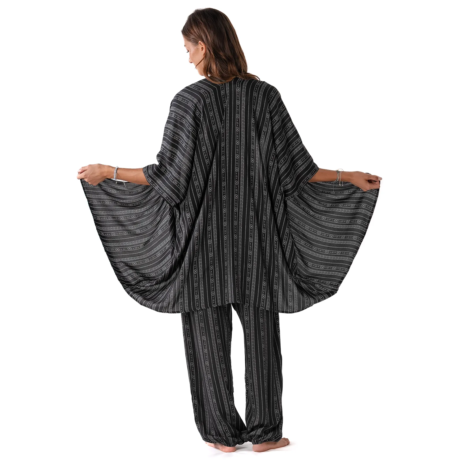 Akha Tribal Print Lounge Set sold by Lotus & Luna product image thumbnail 5