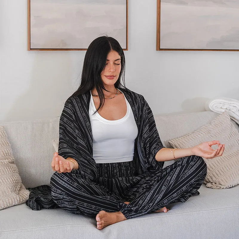 Akha Tribal Print Lounge Set sold by Lotus & Luna product image thumbnail 3