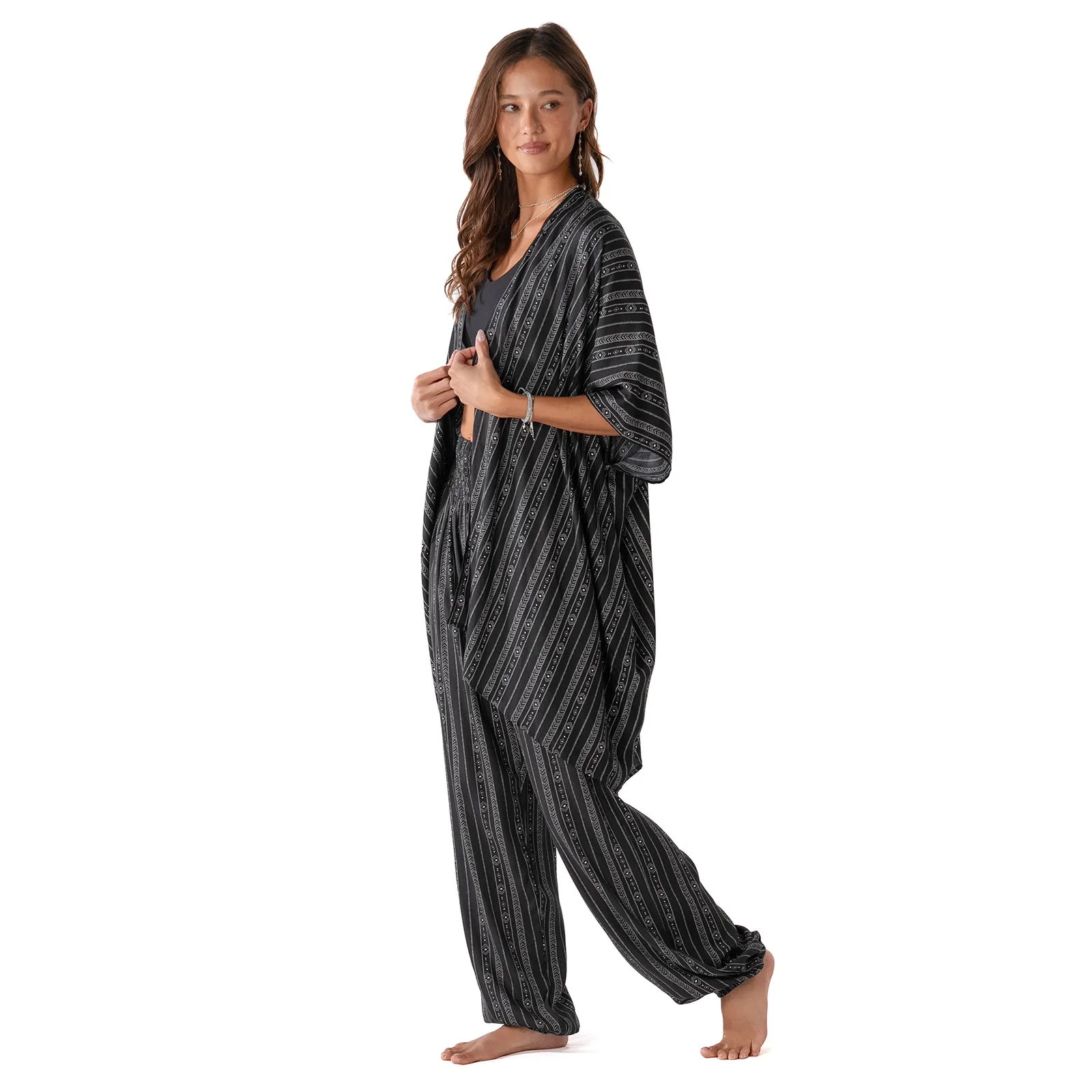 Akha Tribal Print Lounge Set sold by Lotus & Luna product image thumbnail 4