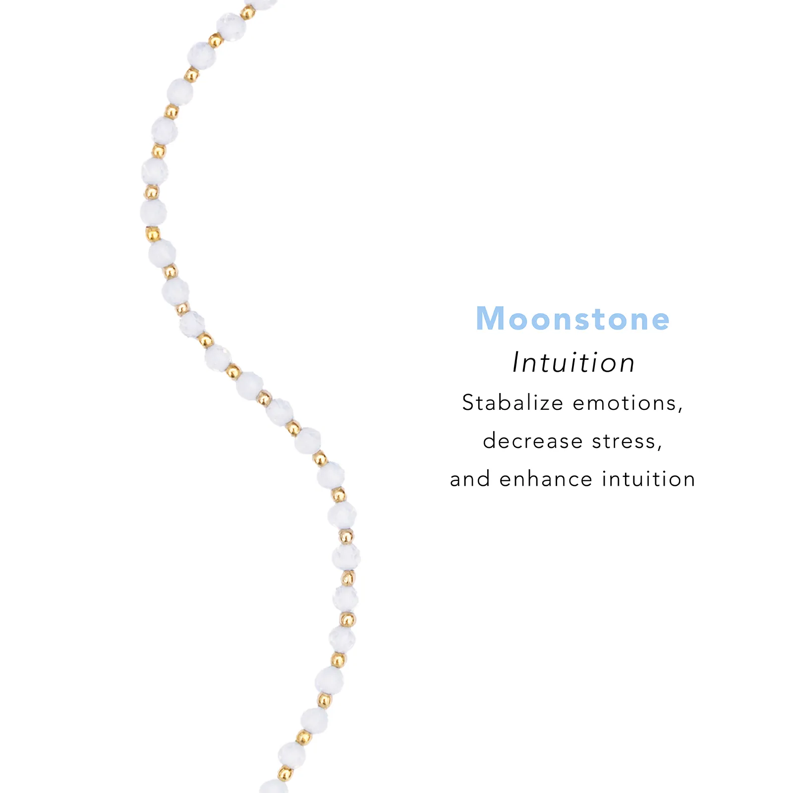 Gold Moon Dancer 3mm Healing Necklace sold by Lotus & Luna product image thumbnail 5