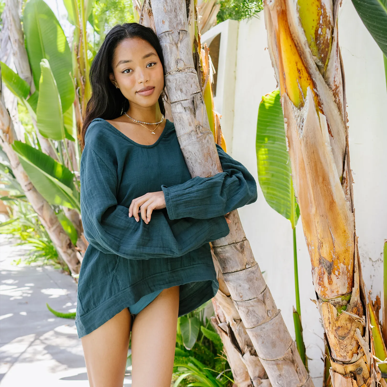 Rainforest Baja Pullover sold by Lotus & Luna product image thumbnail 2