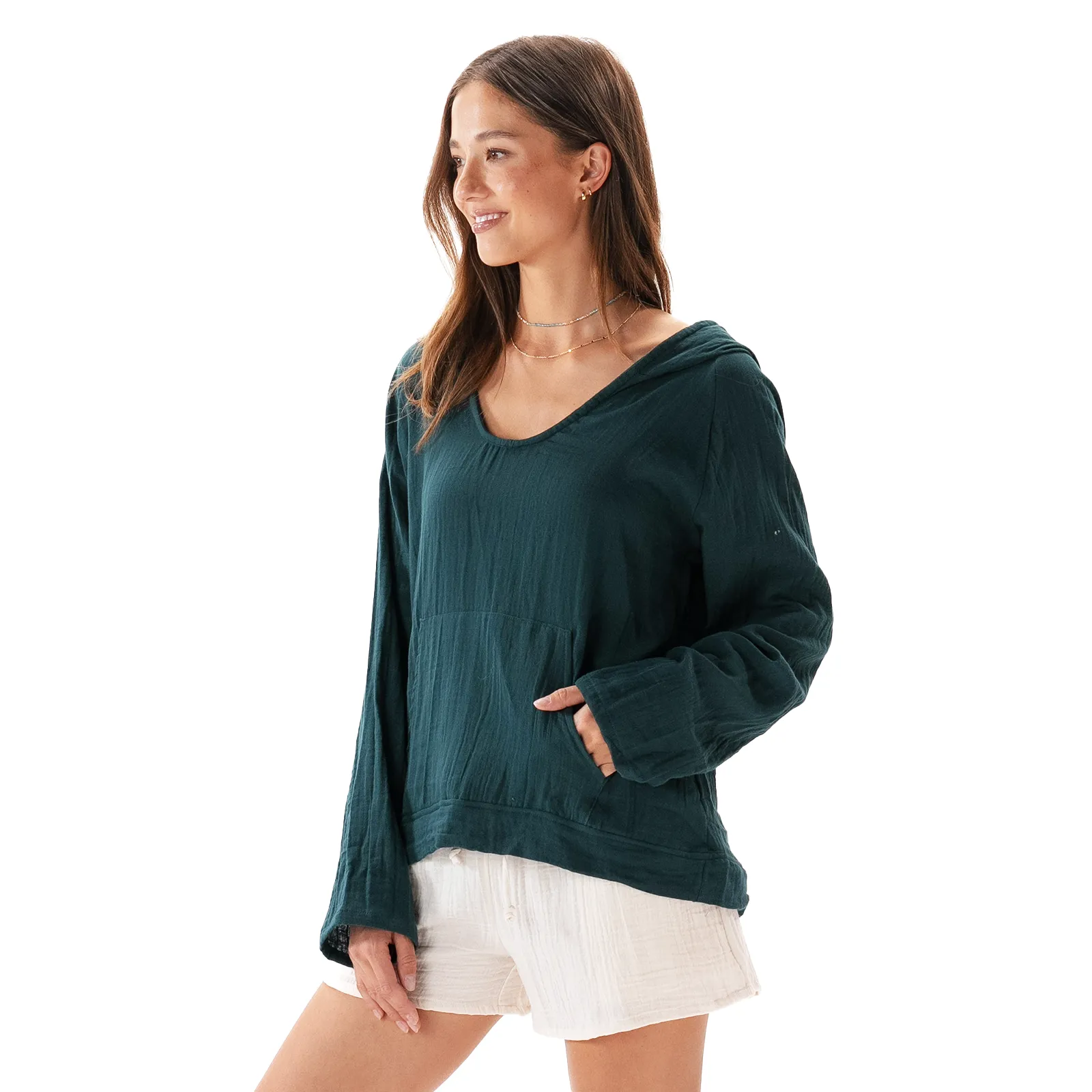 Rainforest Baja Pullover sold by Lotus & Luna product image thumbnail 4