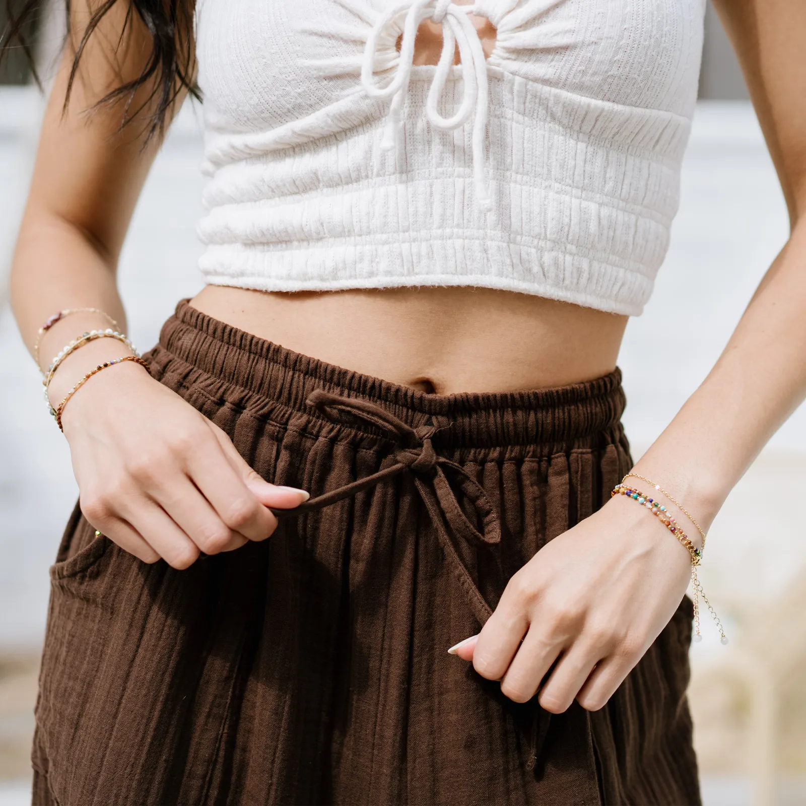 Espresso Adventure Cargo Pants sold by Lotus & Luna product image thumbnail 3