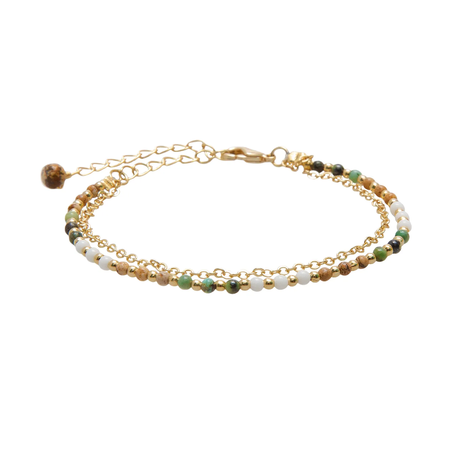 Peace Protector 2mm Layered Healing Bracelet sold by Lotus & Luna product image thumbnail 5