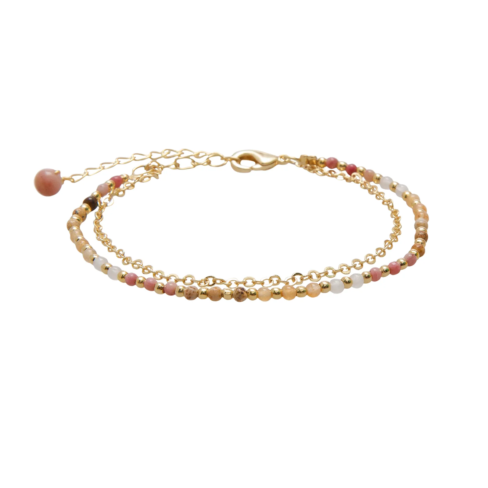 Growth & Inspiration 2mm Layered Healing Bracelet sold by Lotus & Luna product image thumbnail 4