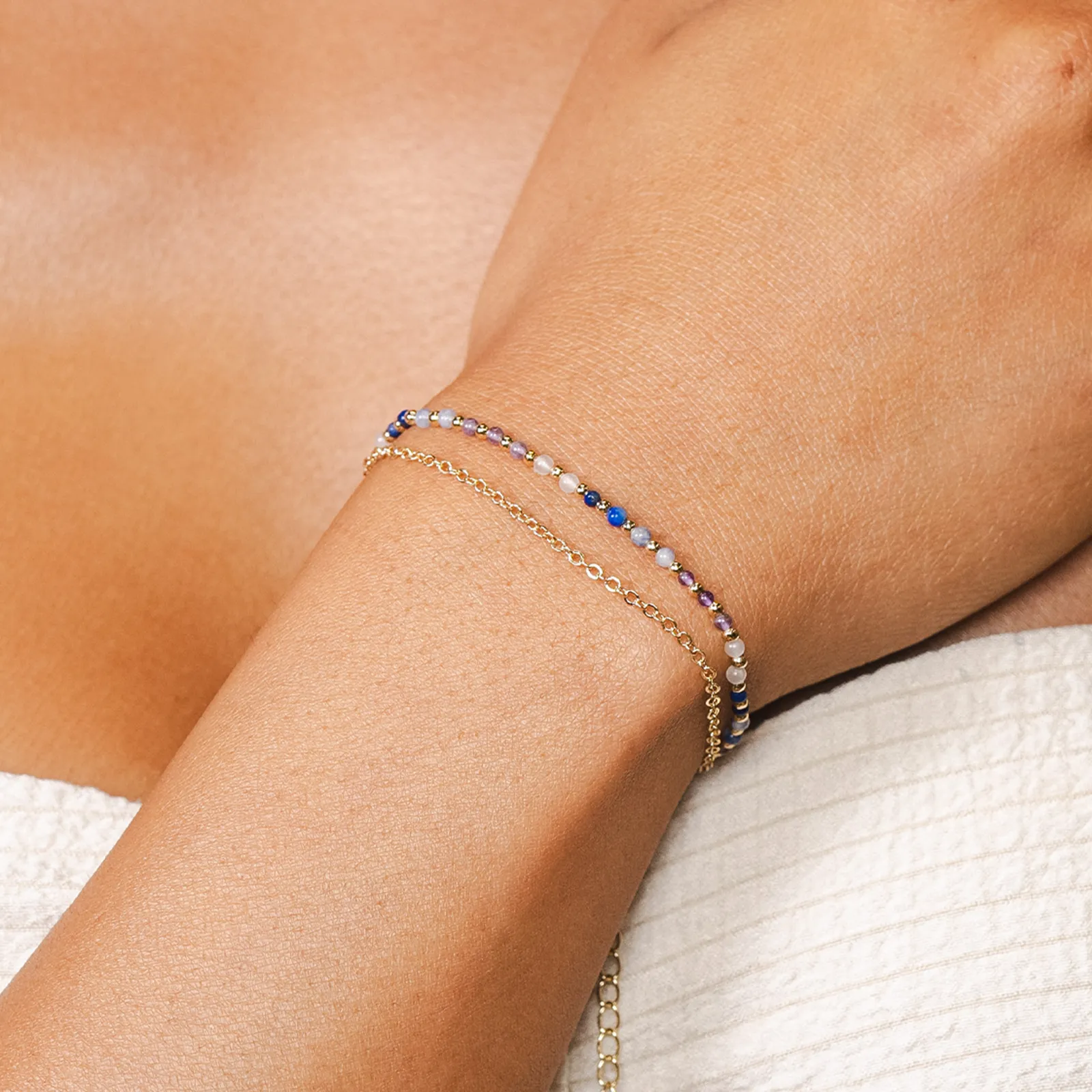Master Manifestor 2mm Layered Healing Bracelet sold by Lotus & Luna product image thumbnail 2