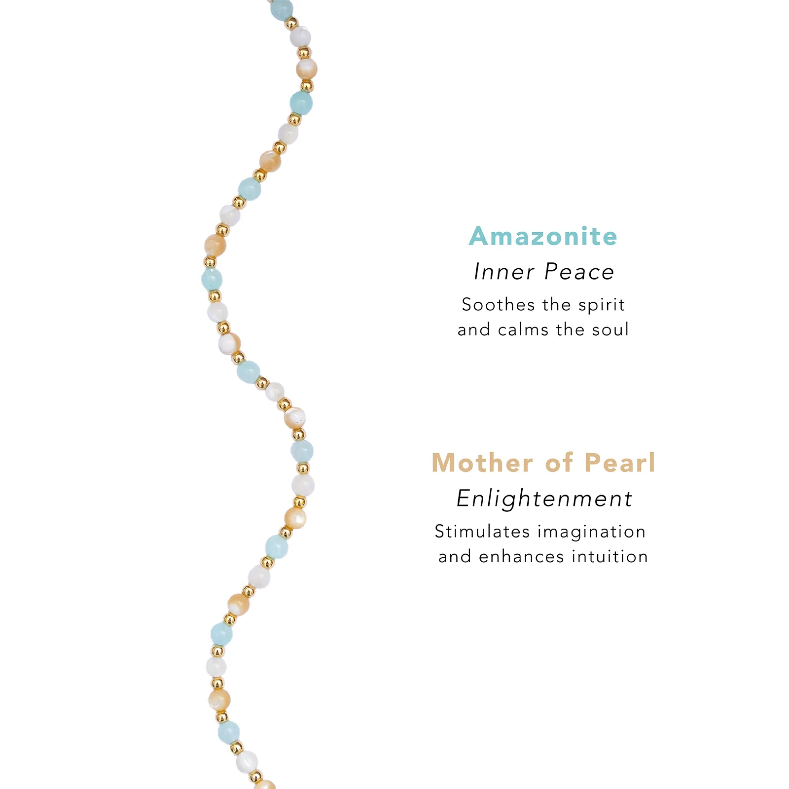 Imagination & Inner Peace 4mm Metal Accent Necklace sold by Lotus & Luna product image thumbnail 4