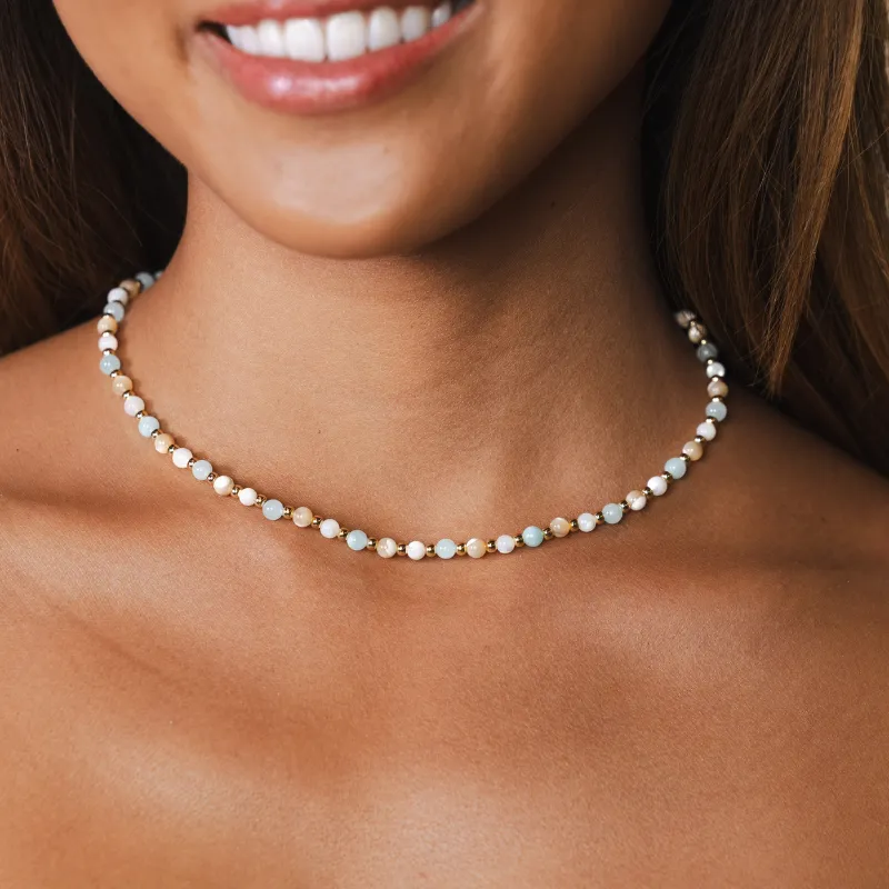 Imagination & Inner Peace 4mm Metal Accent Necklace sold by Lotus & Luna