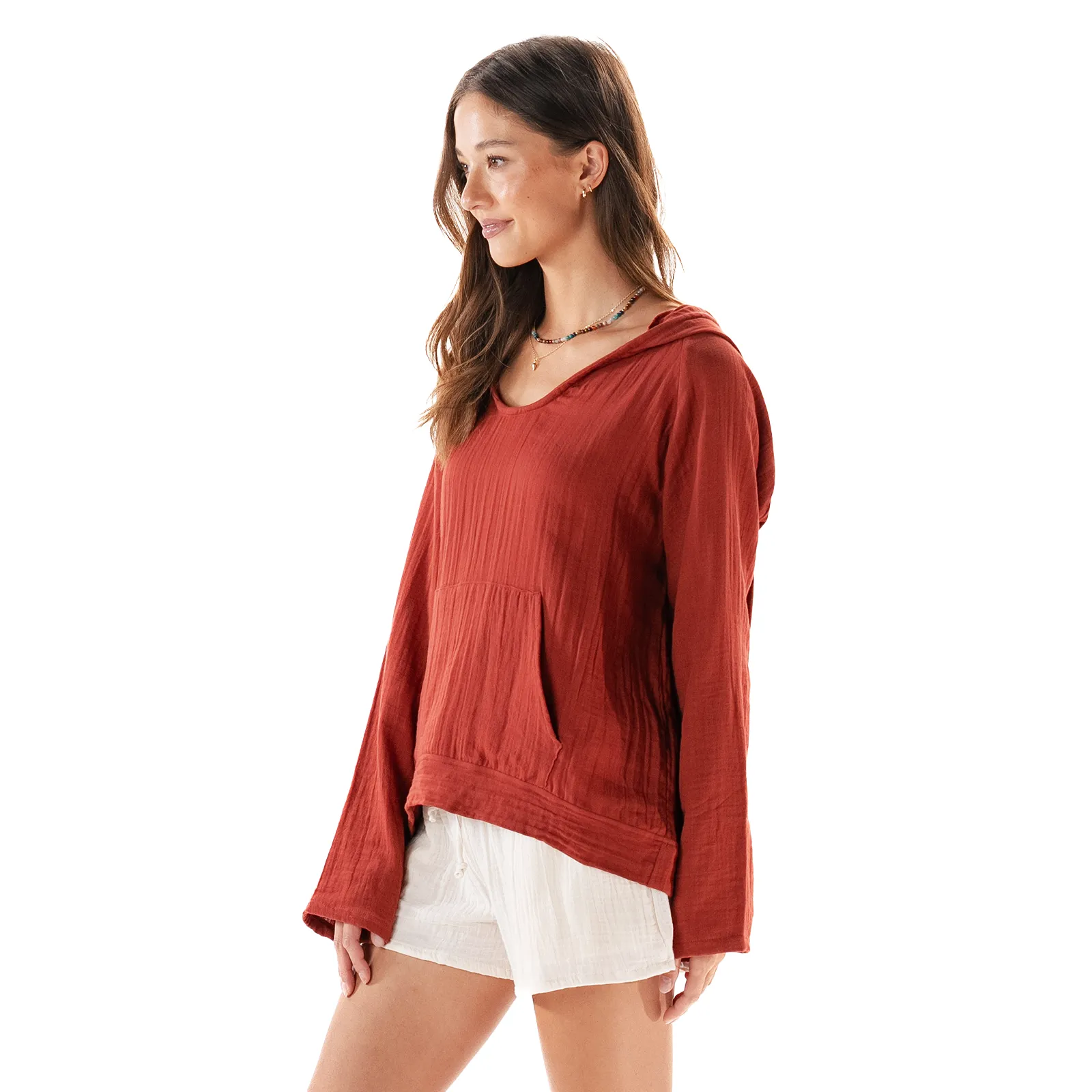 Seaside Spice Baja Pullover sold by Lotus & Luna product image thumbnail 4