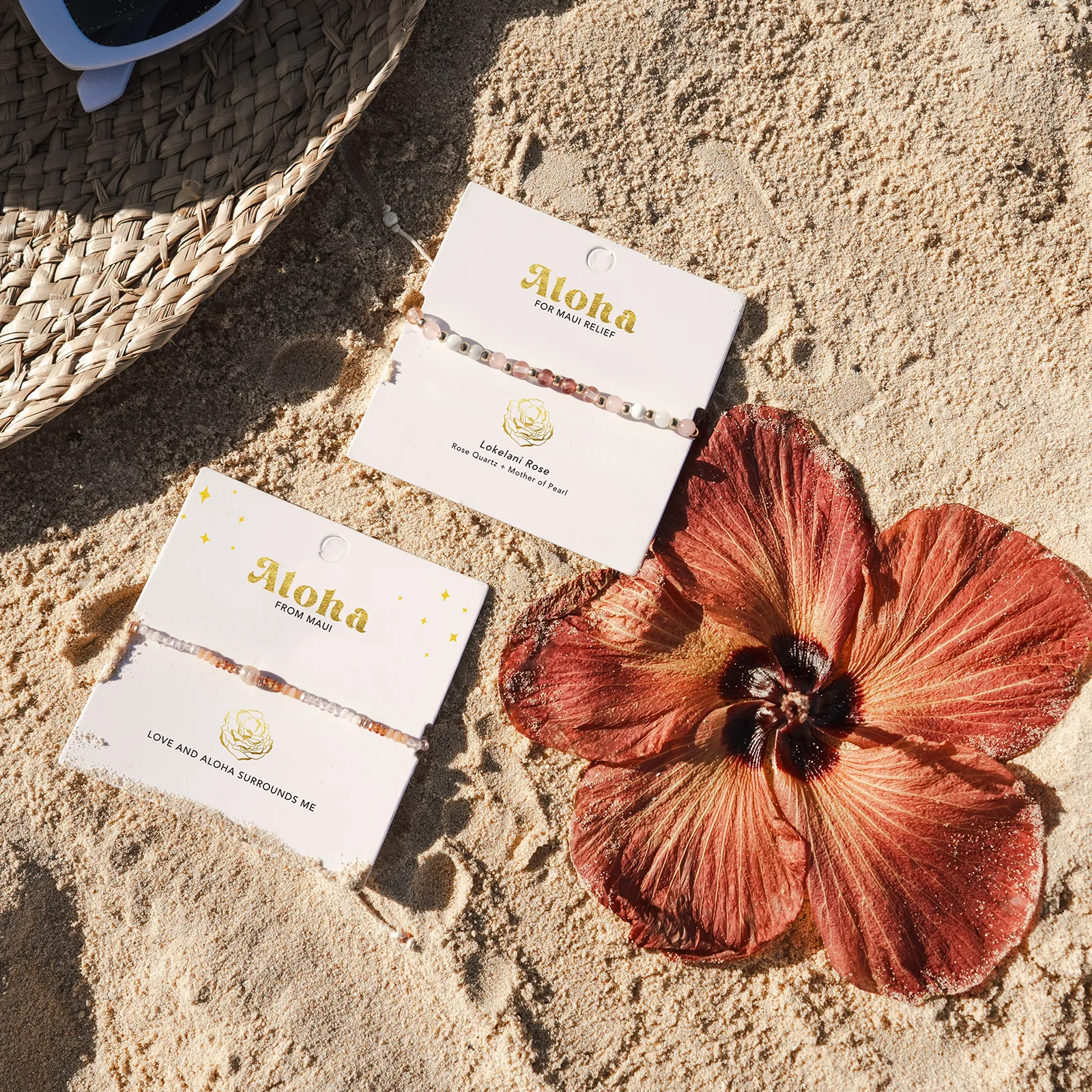 Maui 4mm Metal Accent Healing Bracelet sold by Lotus & Luna product image thumbnail 5