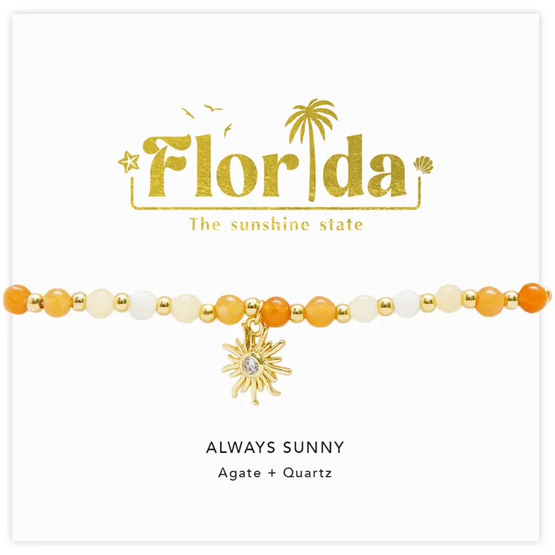 Florida Always Sunny Bracelet sold by Lotus & Luna