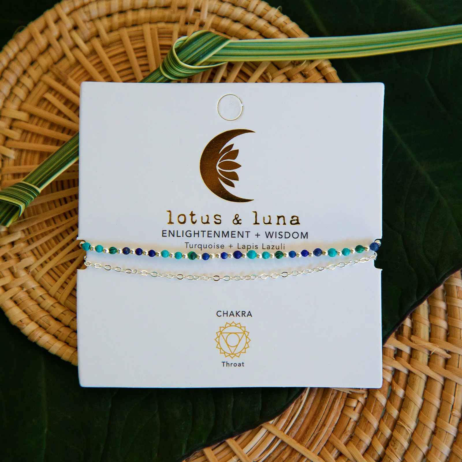 Enlightenment + Wisdom 2mm Layered Healing Bracelet sold by Lotus & Luna product image thumbnail 5
