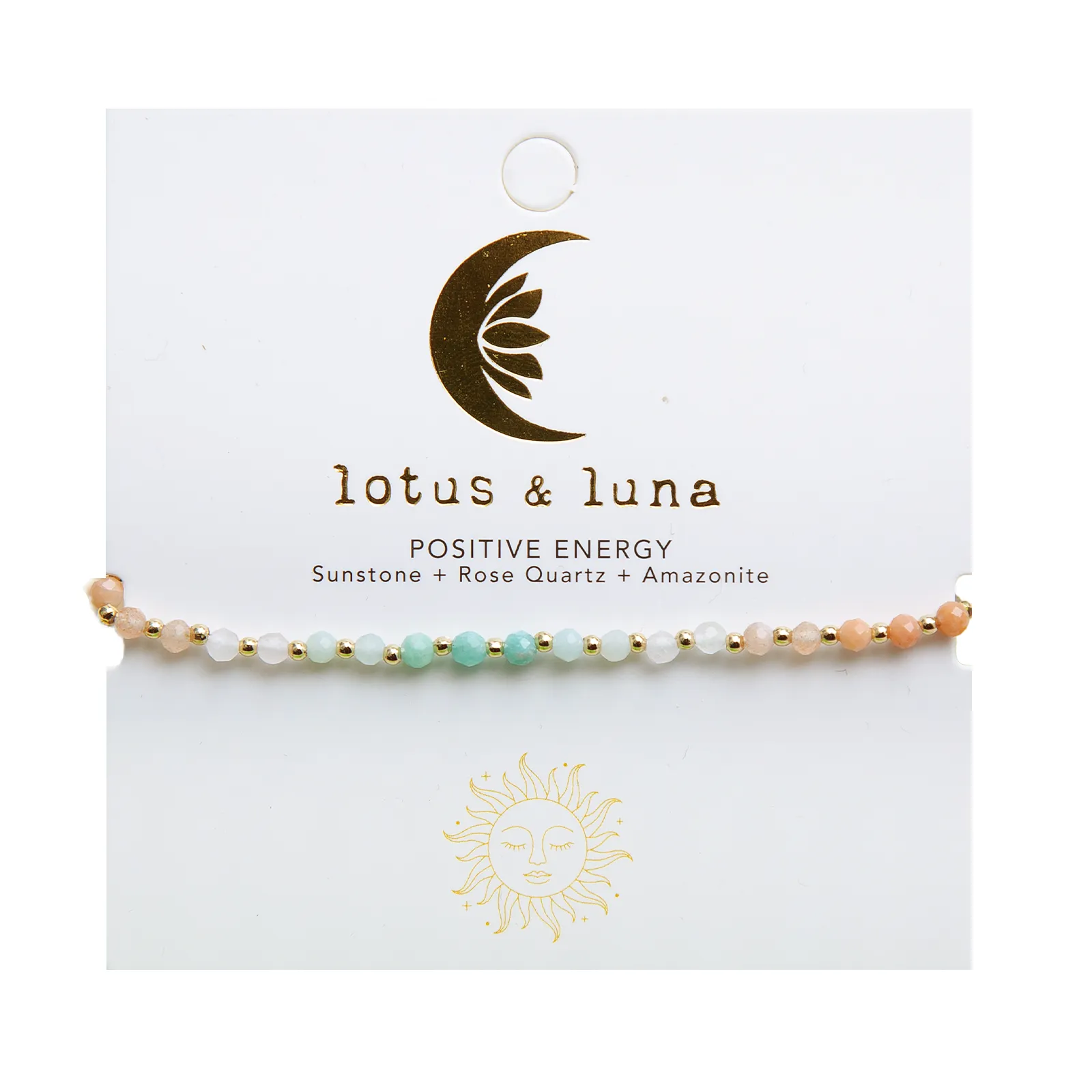 Positive Energy 3mm Healing Anklet sold by Lotus & Luna product image thumbnail 5