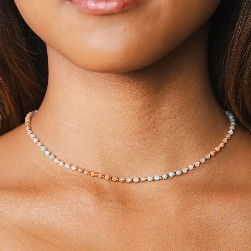 Positive Energy 3mm Healing Necklace sold by Lotus & Luna