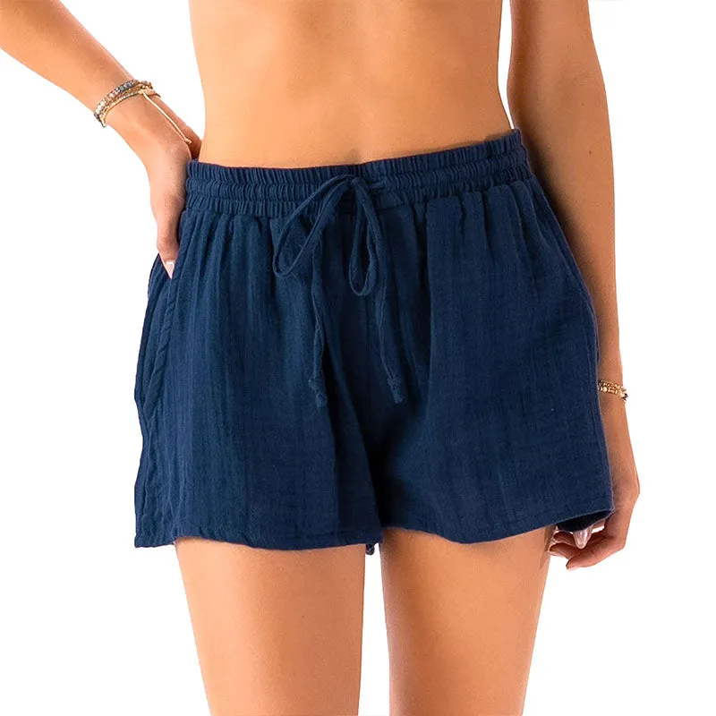 Oxford Cotton Cabana Shorts sold by Lotus & Luna