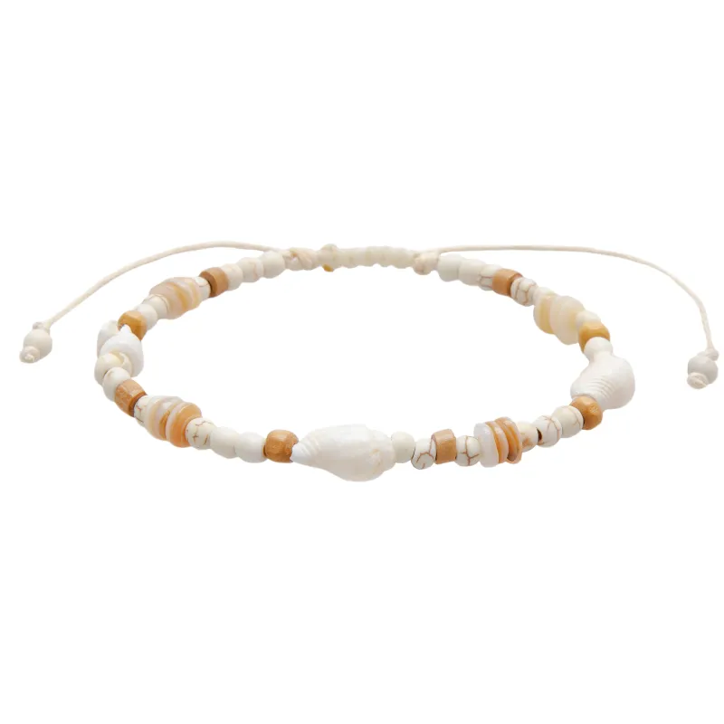 Tybee Beachcomber Anklet sold by Lotus & Luna