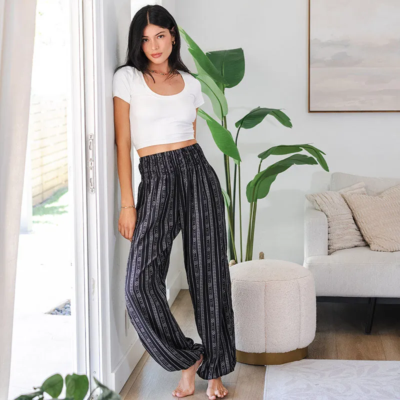 Akha Tribal Print Harem Pants sold by Lotus & Luna product image thumbnail 2