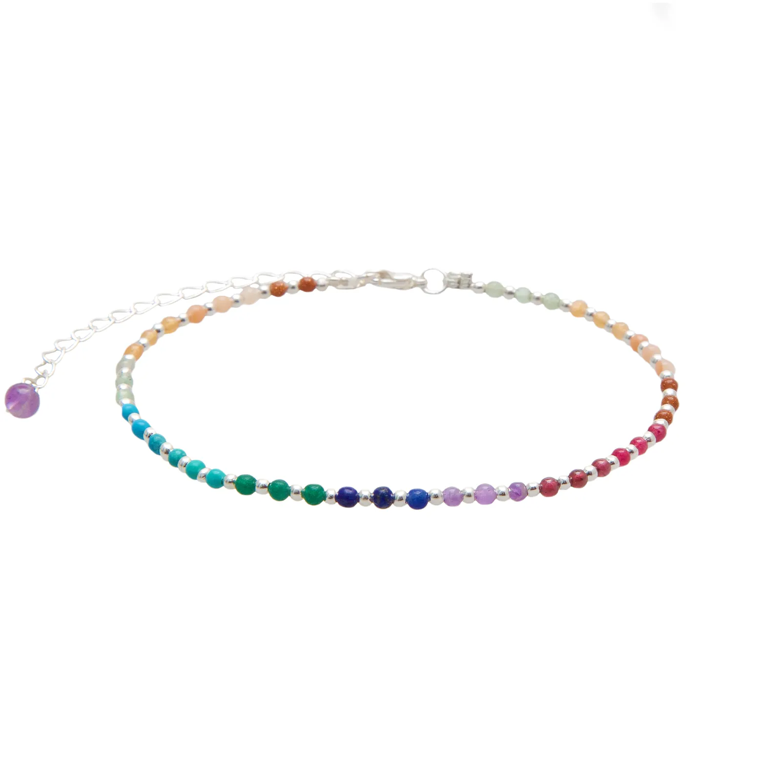 Divine Healer Healing 2mm Anklet sold by Lotus & Luna product image thumbnail 5