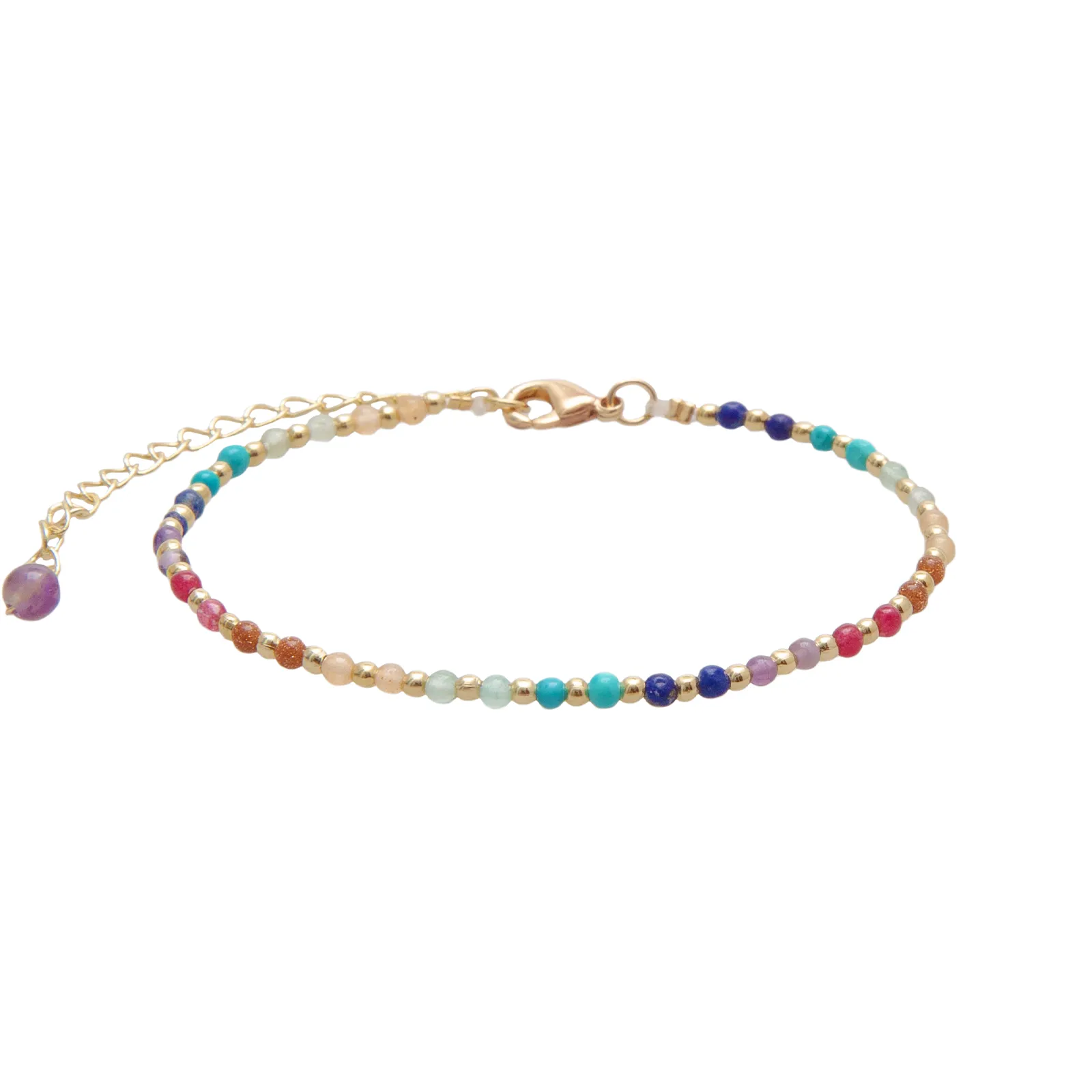 Aloha State of Mind 2mm Metal Accent Healing Bracelet sold by Lotus & Luna