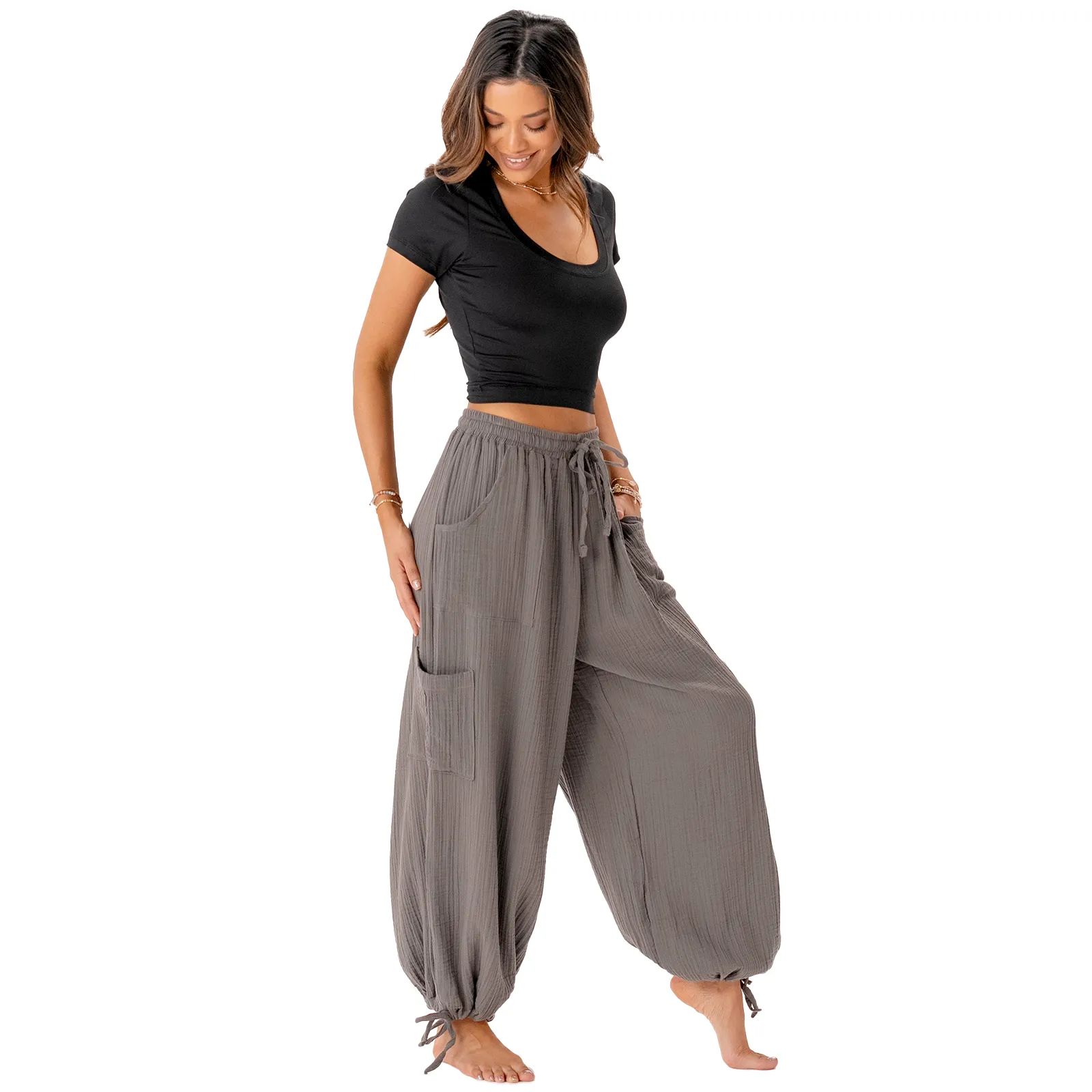 Granite Adventure Cargo Pants sold by Lotus & Luna product image thumbnail 4