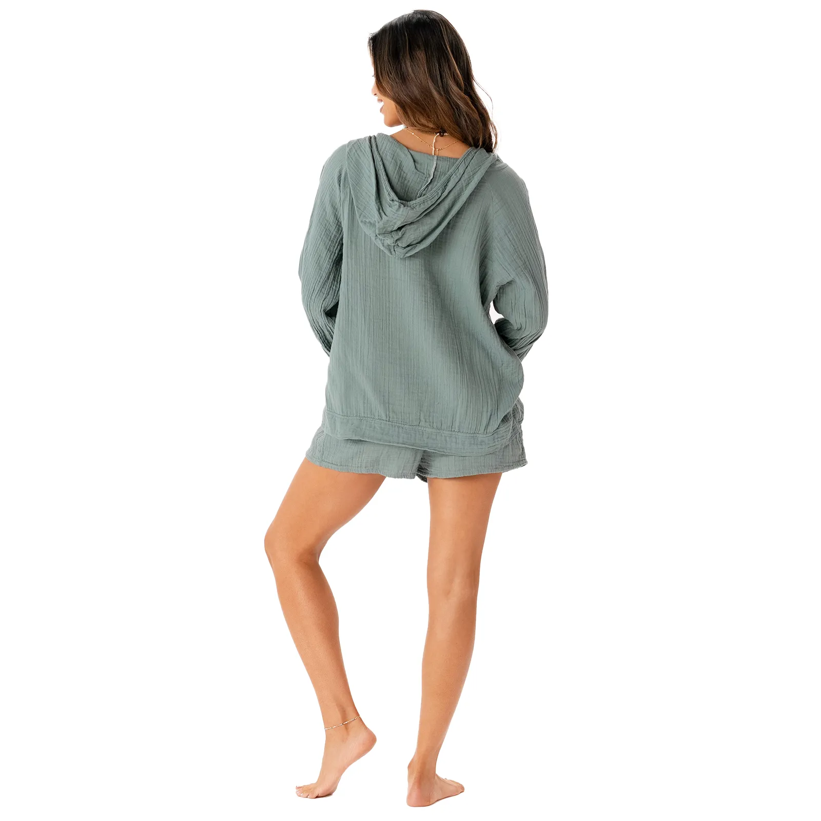 Sage Baja Pullover sold by Lotus & Luna product image thumbnail 5