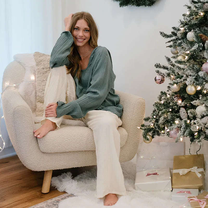 Sage Baja Pullover sold by Lotus & Luna product image thumbnail 3