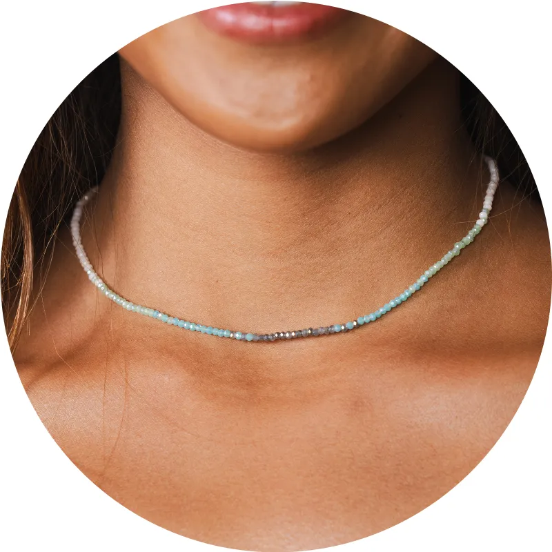 "Live by the Sun, Love by the Moon" Goddess Necklace sold by Lotus & Luna