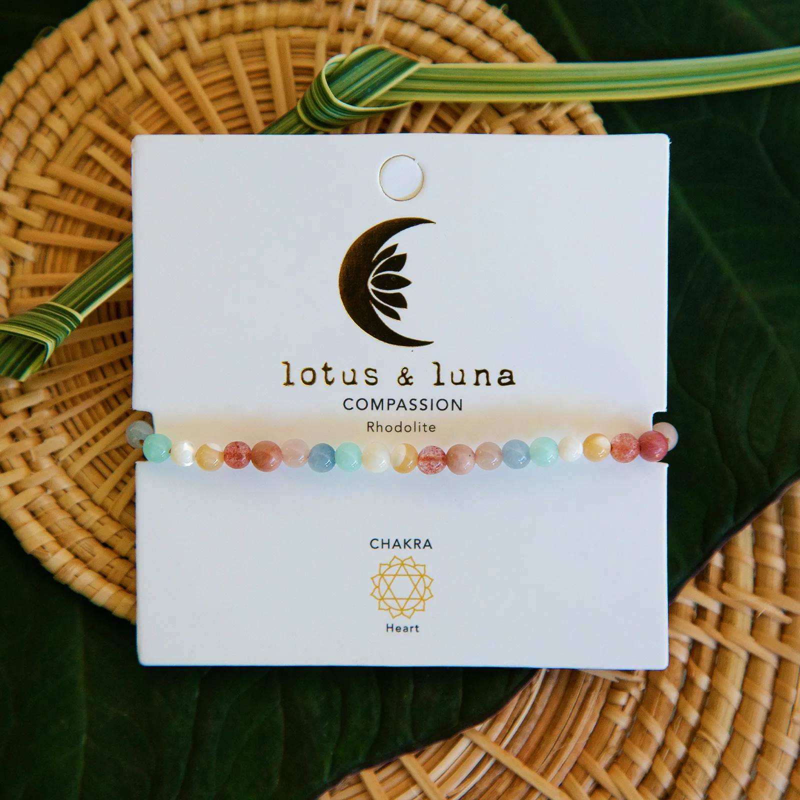 Compassion Healing 4mm Bracelet sold by Lotus & Luna product image thumbnail 5