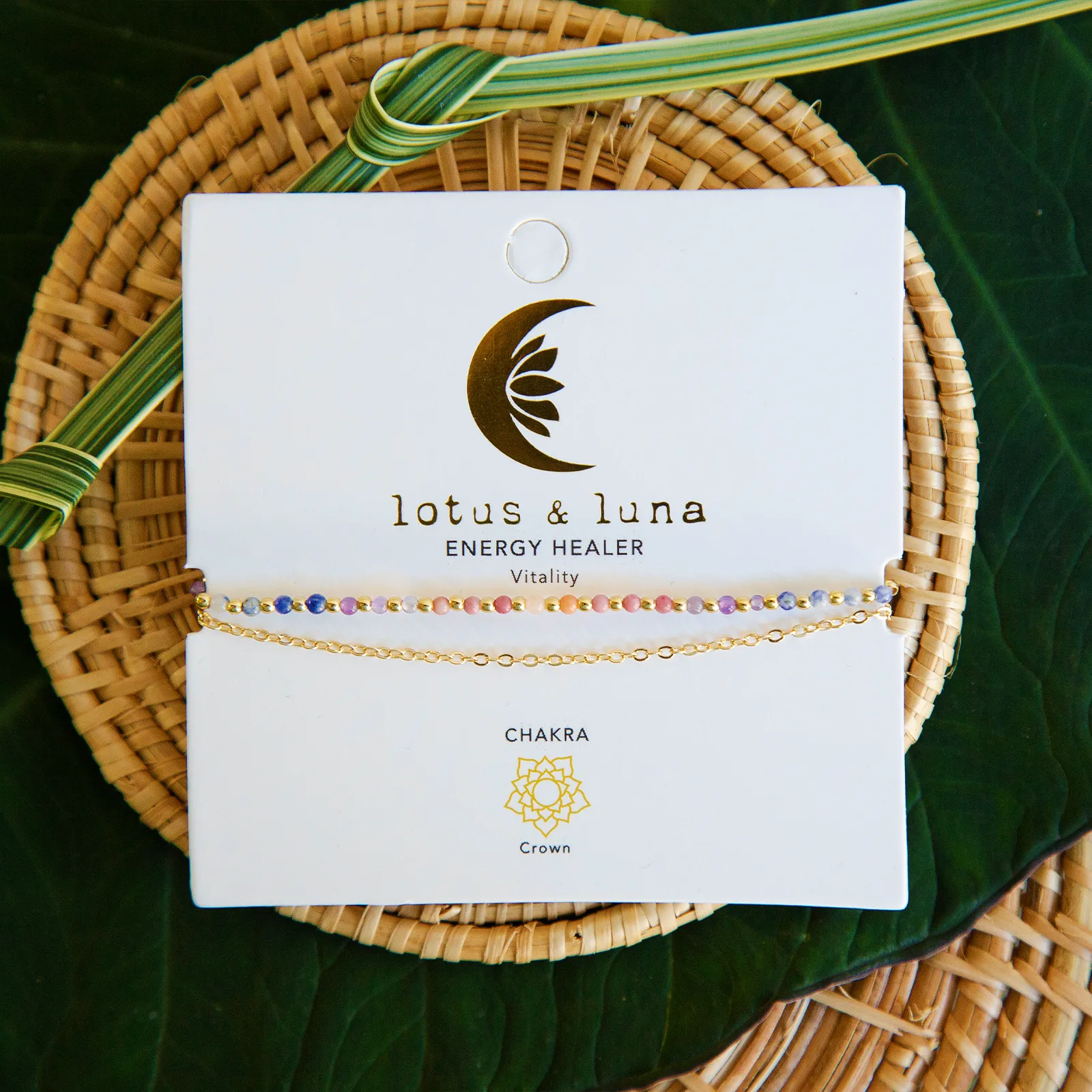 Energy Healer 2mm Layered Healing Bracelet sold by Lotus & Luna product image thumbnail 5