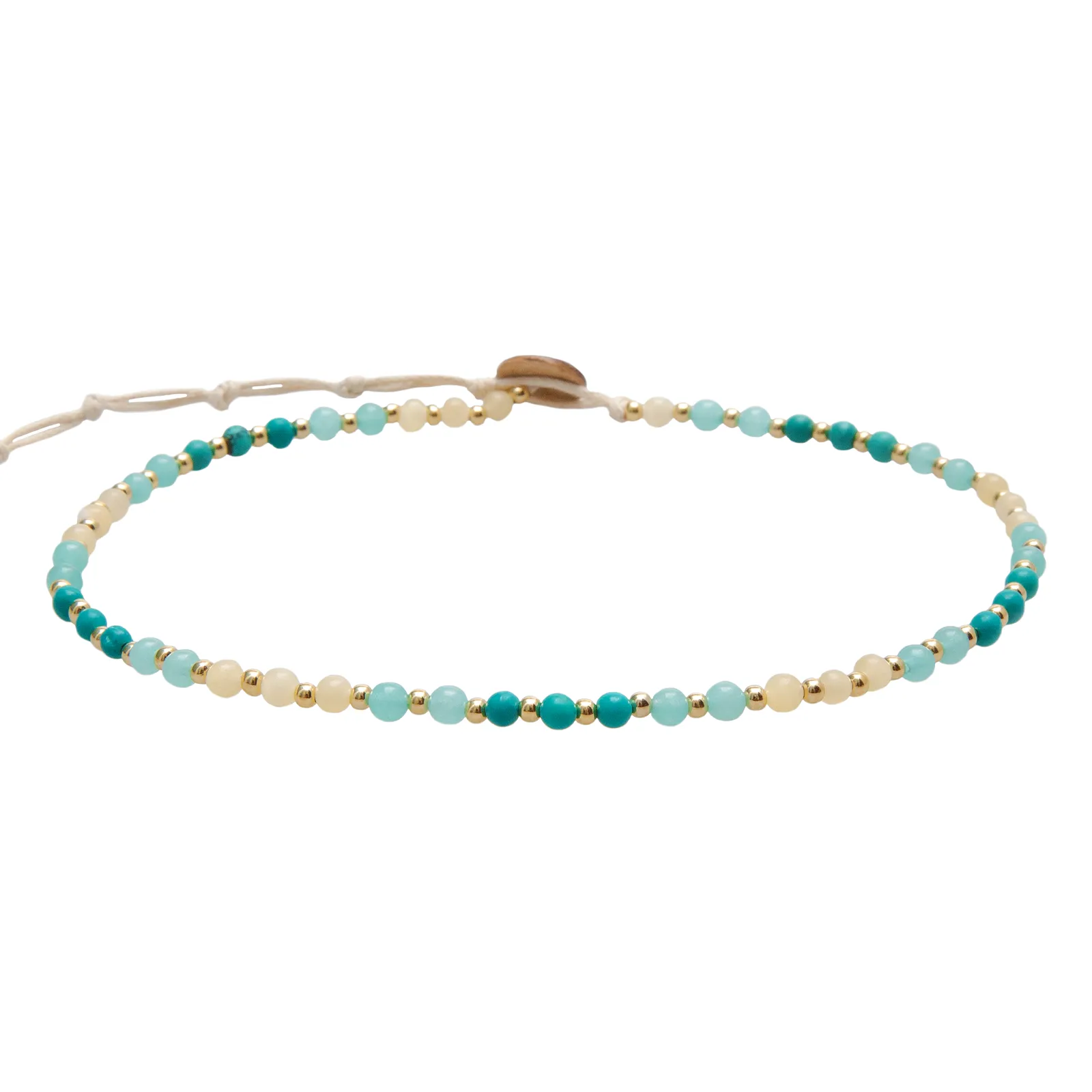 Anti-Anxiety + Healing 4mm Metal Accent Necklace sold by Lotus & Luna product image thumbnail 5