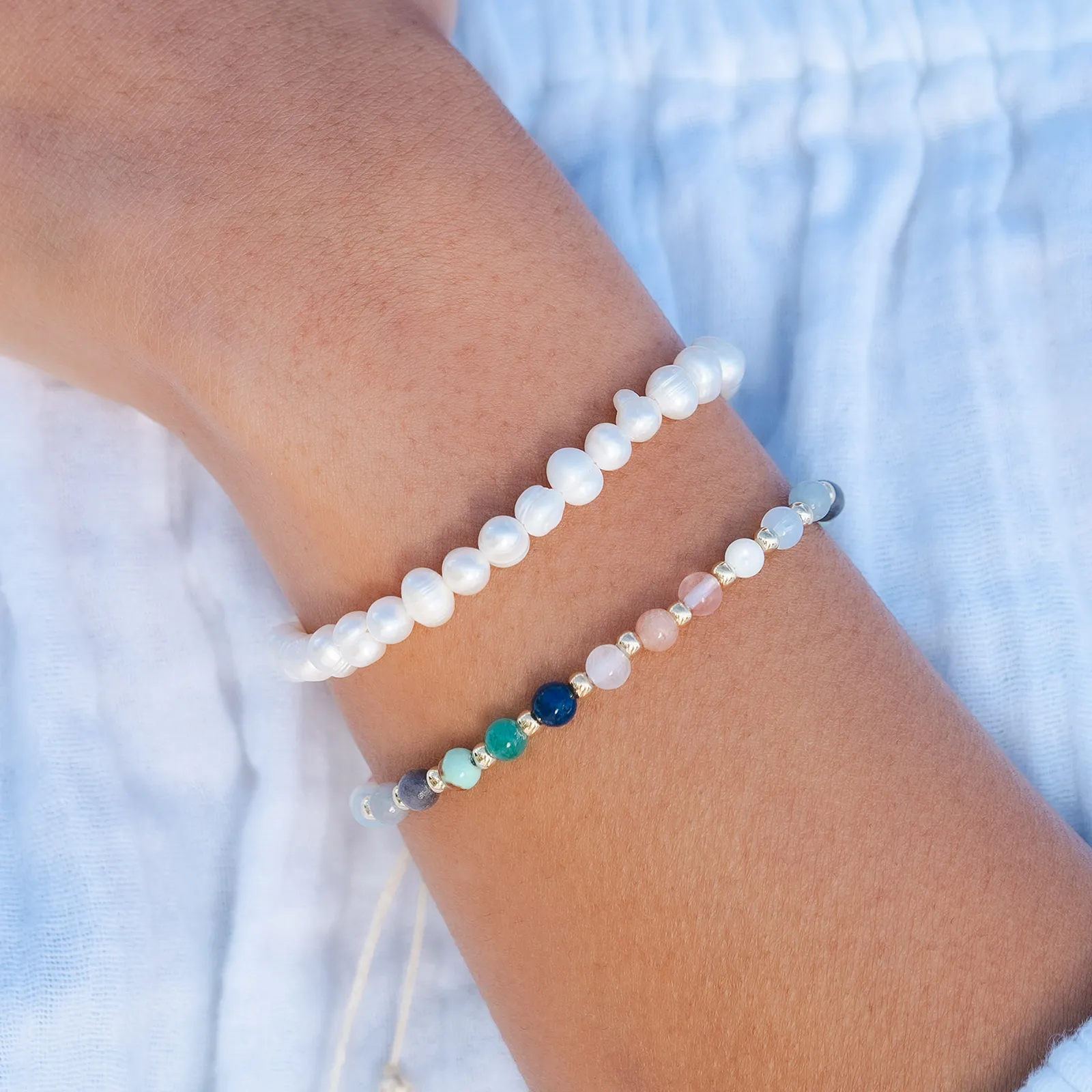 Spiritual Healing + Self Love Bracelet Stack sold by Lotus & Luna product image thumbnail 4