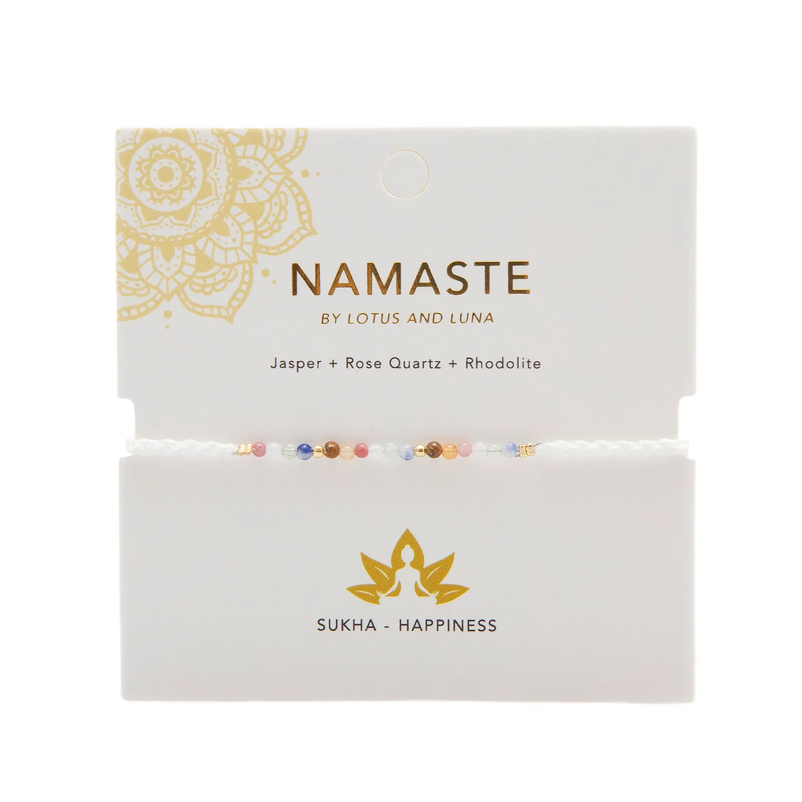 Sukha Namaste Bracelet sold by Lotus & Luna product image thumbnail 5