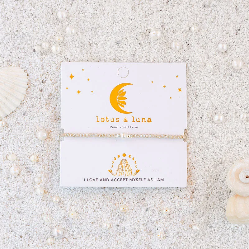 "I Love and Accept Myself as I am" Goddess Bracelet sold by Lotus & Luna product image thumbnail 4