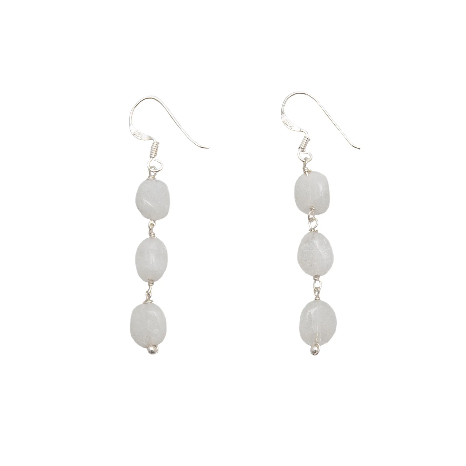Moonstone Waterfall Earrings sold by Lotus & Luna product image thumbnail 3