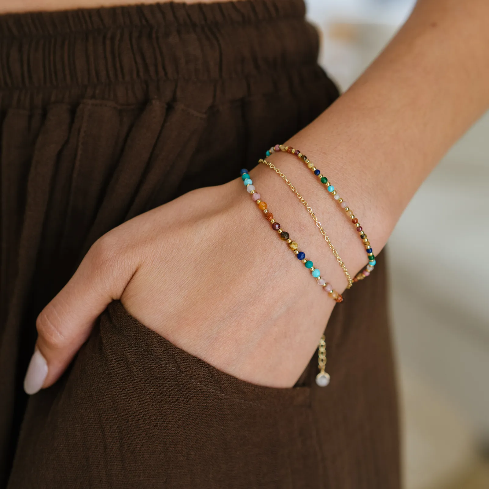 Master Healer 2mm Layered Healing Bracelet sold by Lotus & Luna product image thumbnail 3