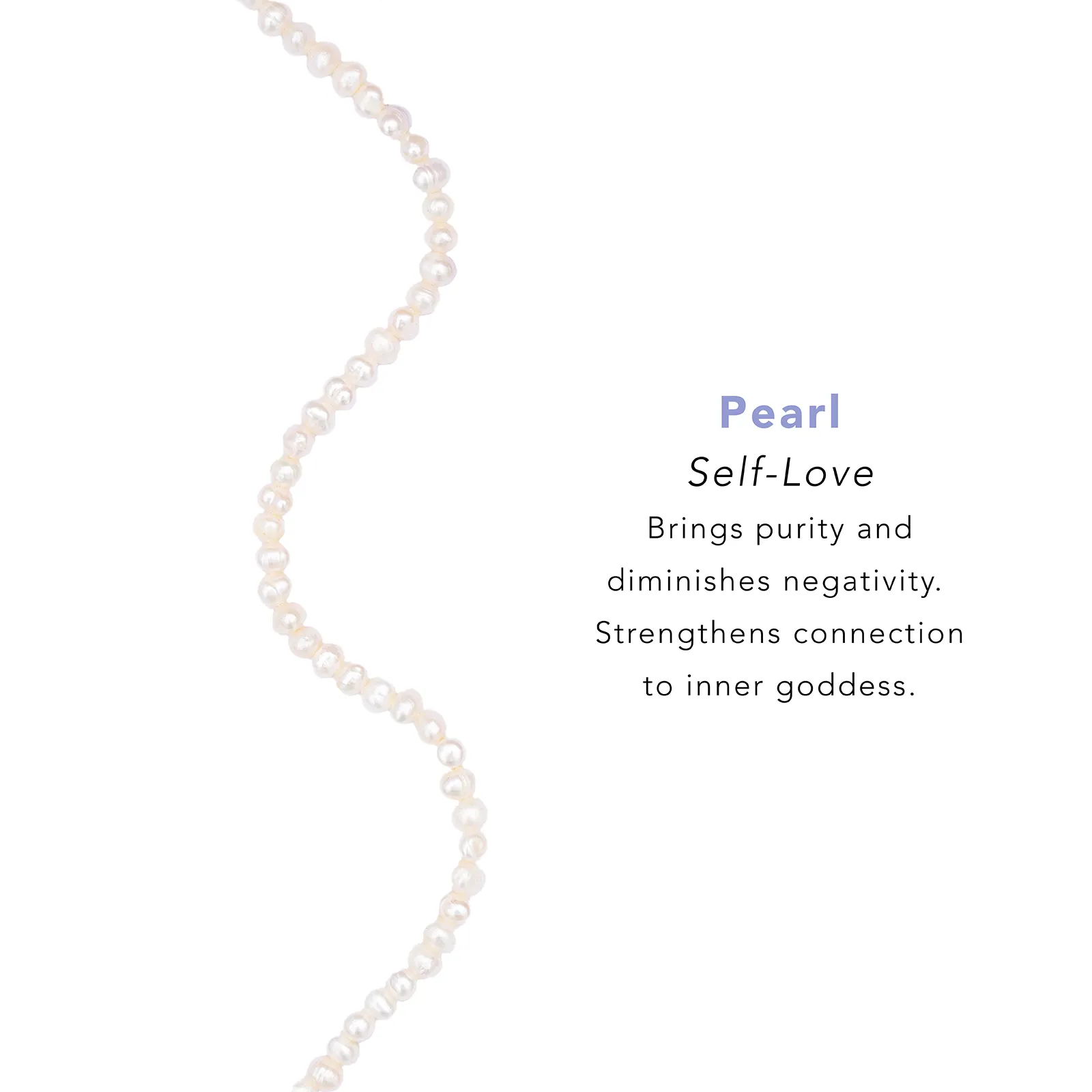 Self Love 4mm Healing Necklace sold by Lotus & Luna product image thumbnail 3