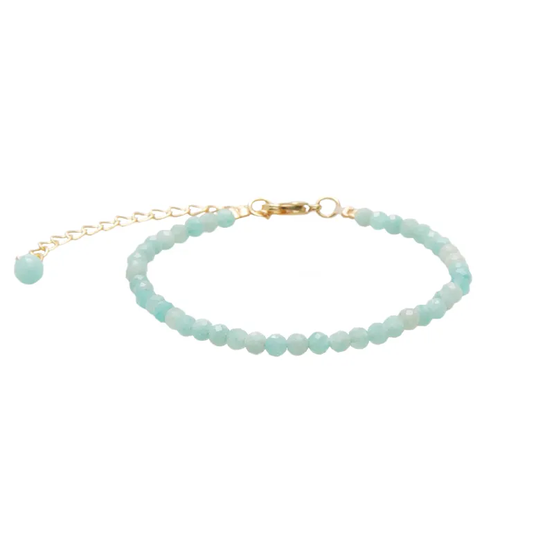 Inner Peace 3mm Metal Accent Bracelet sold by Lotus & Luna