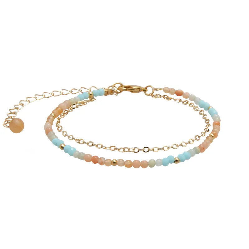 Joy 2mm Layered Healing Bracelet sold by Lotus & Luna