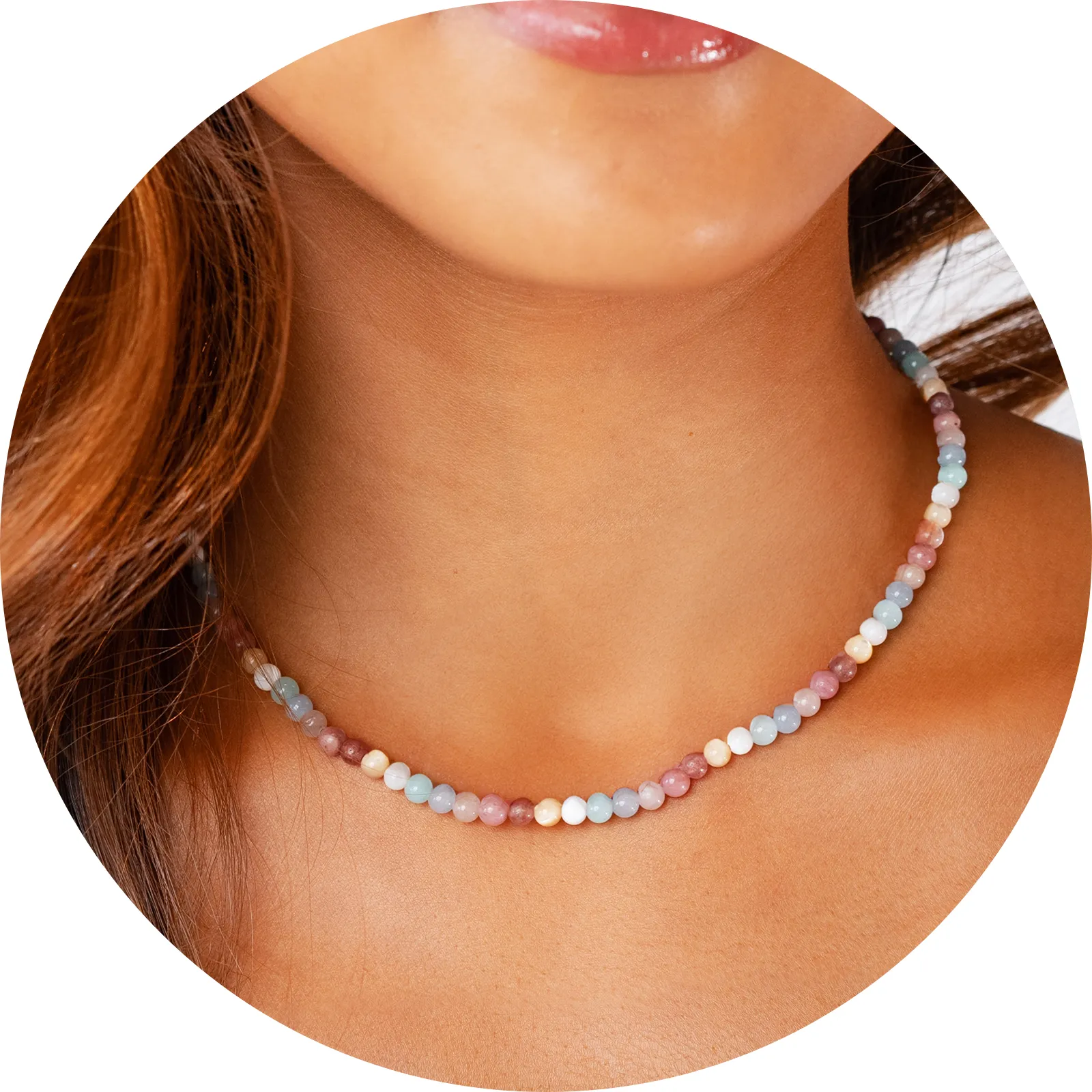 Compassion Healing 4mm Necklace sold by Lotus & Luna