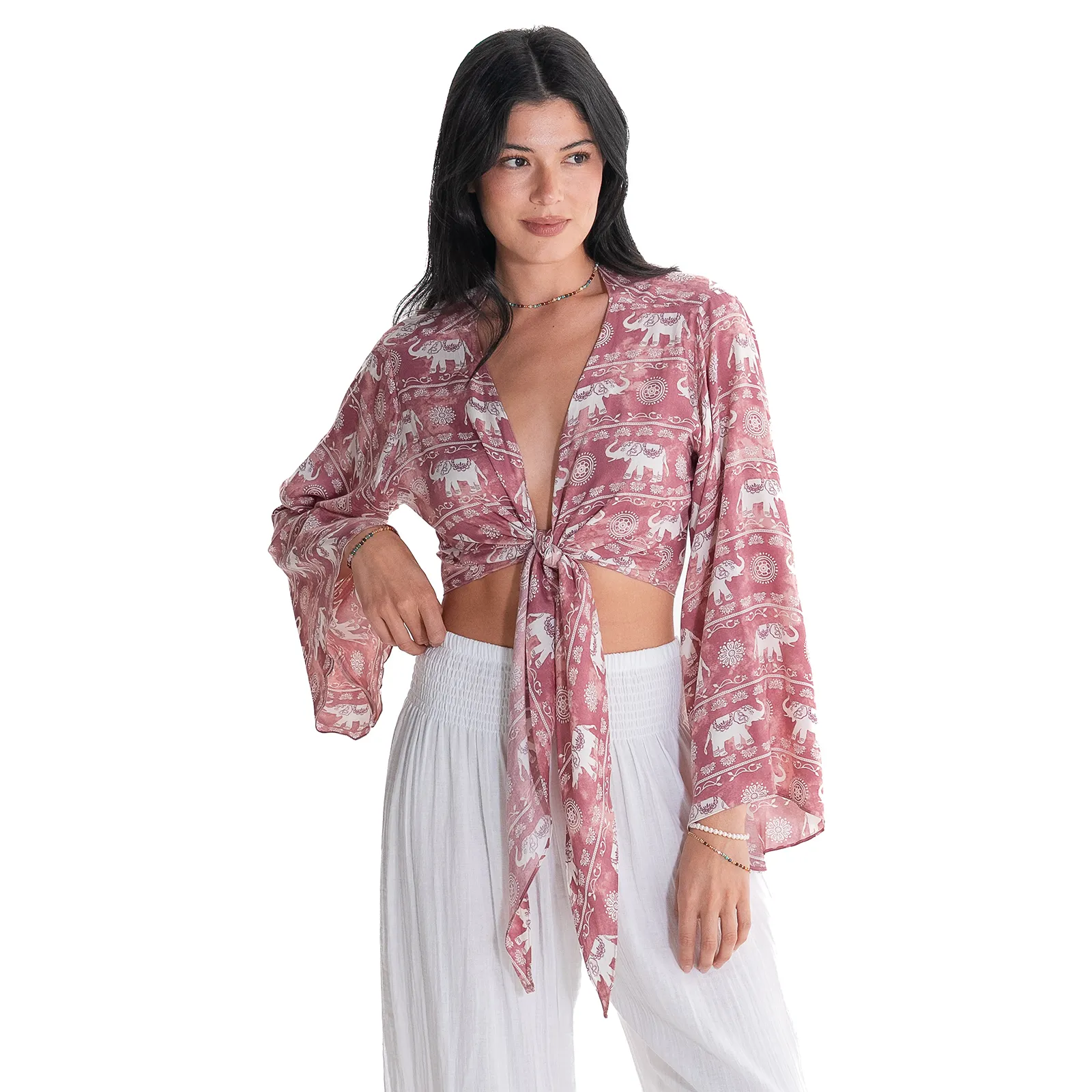 Chiang Mai Elephant Daydreamer Top sold by Lotus & Luna